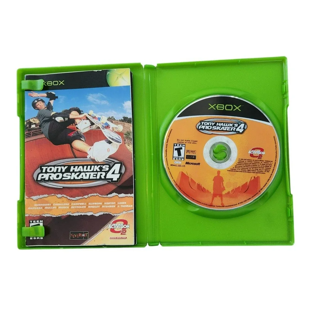 Xbox - Tony Hawk‎ Pro Skater 4 Game